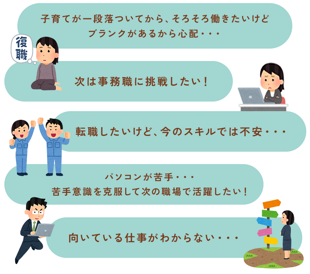 こんな方に受講をお勧めします
